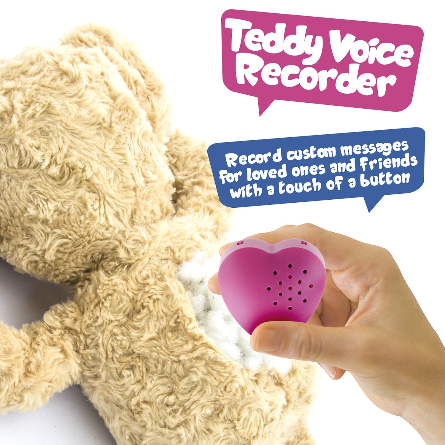 teddy bear with voice recording