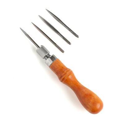 Awl Haft & Blades Set 3209-00 Tandy Leather Craftool 