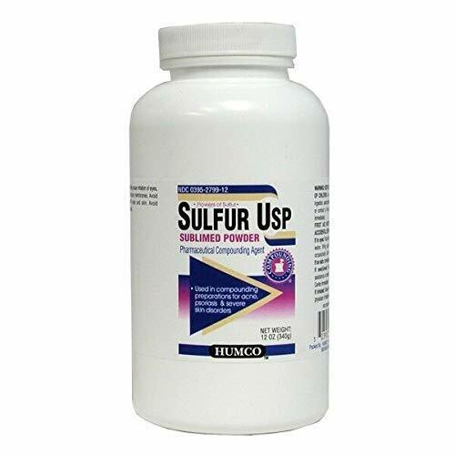 Humco Sulfur Sublimed Powder USP 12 oz WLM 303952799122 eBay
