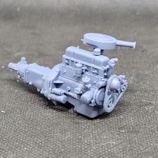 Chevy Inline 4 153 "Super Thrift" model engine resin 3D printed 1/25 1/24