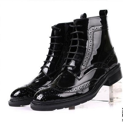 Brogue Ankle Boots Oxfords Shoes 