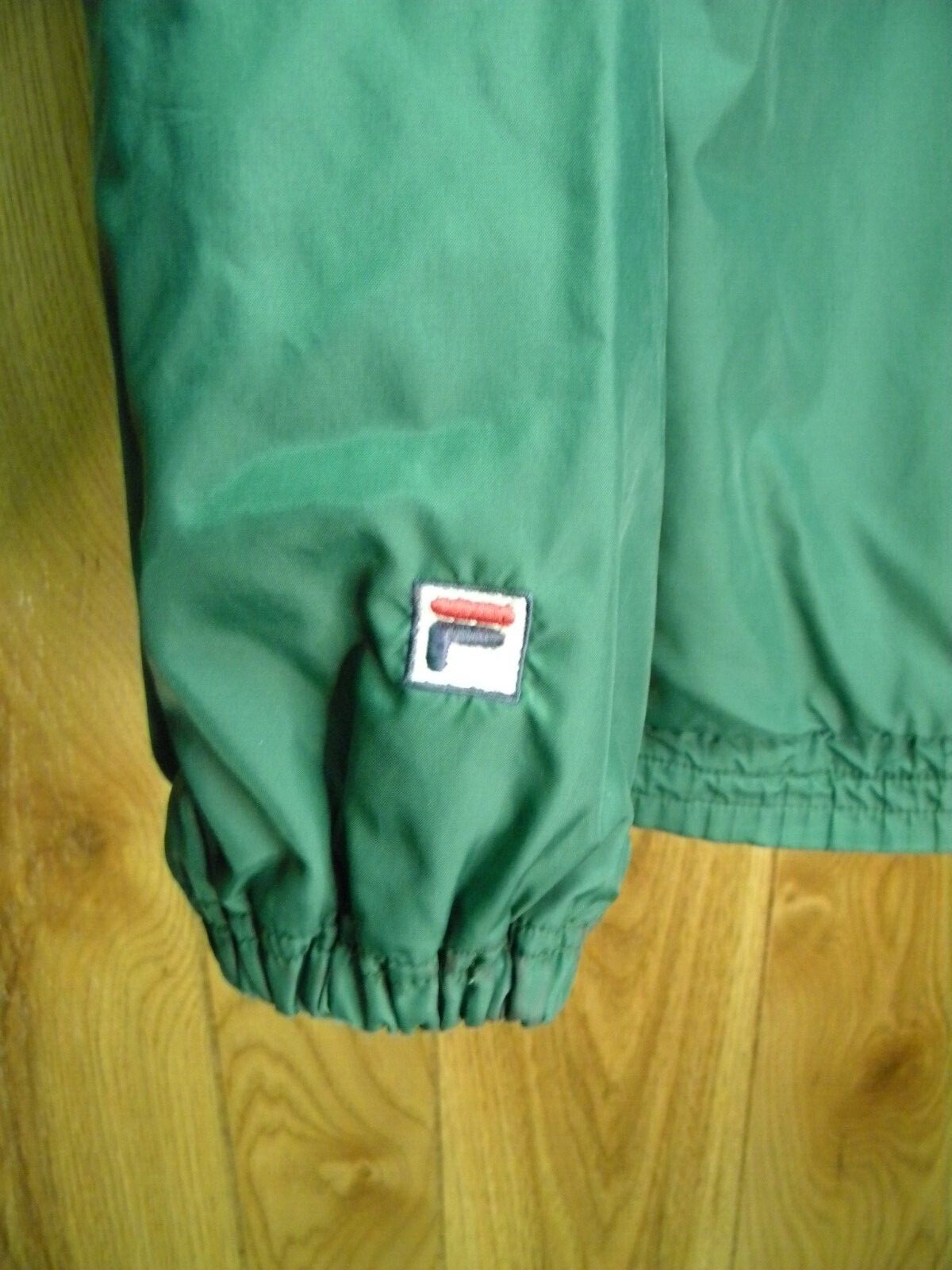 Pullover a vento uomo Fila verde 1 4 zip collo pile taglia XL