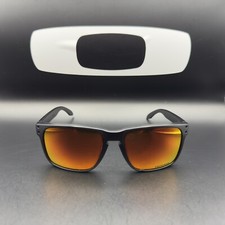 Oakley Holbrook XL Matte Black Ruby Iridium Lenses Etched 