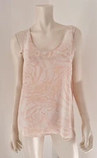 ZIMMERMANN Cami Top Animal Leopard Tiger Pink Zebra 100%Silk Blouse Size 1 S M