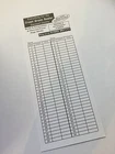 1000 Bowls Scorecards Double Sided - 1000SC