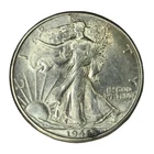 1945-D 50C Walking Liberty Half Dollar UNC #