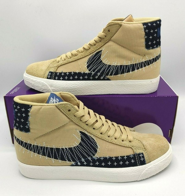 Size 15.5 - Nike Blazer Mid SB Sashiko Pack - Sesame 2020 for sale online | eBay
