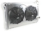 4-Core Radiator Electric Fan For 82-92 Chevy Camaro RS Iroc-Z Firebird 5.0L 5.7L