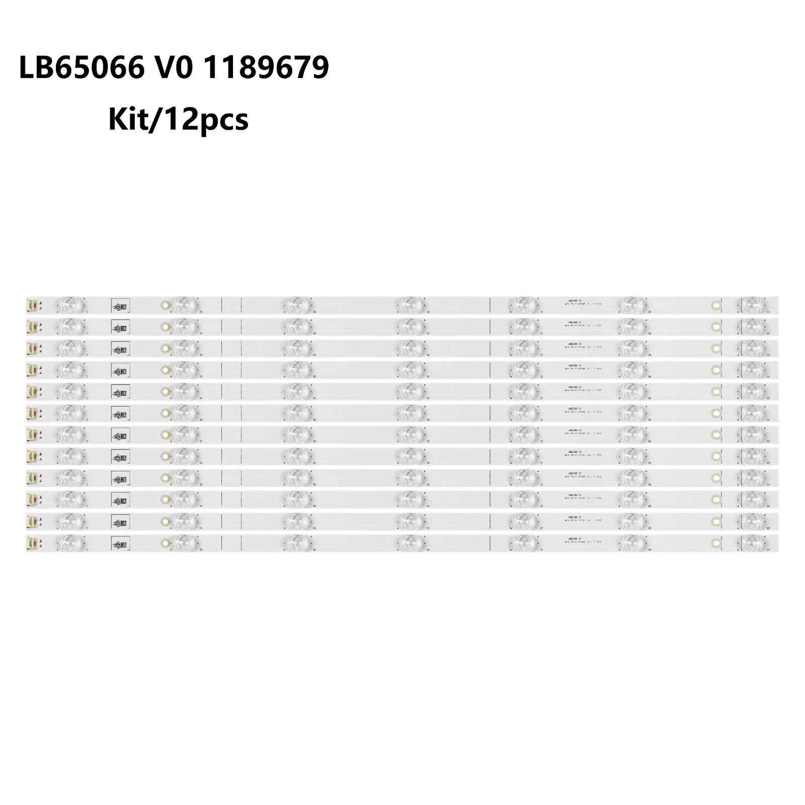 12 pz 611mm 3V1W Retroilluminazione TV Parti di Riparazione for 12 pz 611mm 3V1W Retroilluminazione TV Parti di Riparazione for
