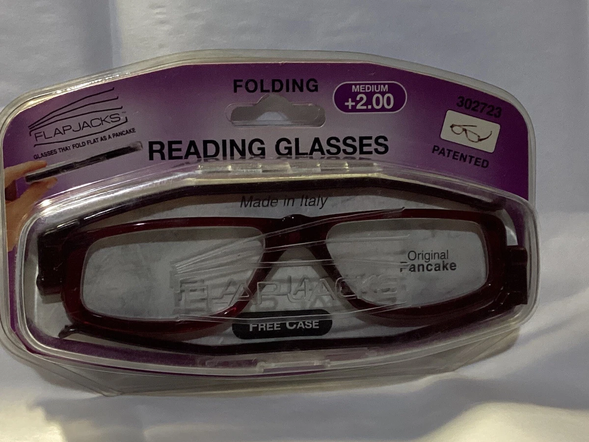 Flapjack folding reading glasses deals