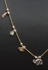 SIKARA & CO 14k Multi Tone Gold Good Lucky Charm Necklace Clover Horseshoe 7 — photo 8