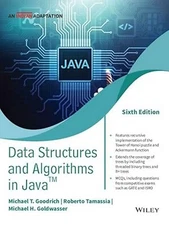 Data Structures and Algorithms in Java 6ed INTL ED 9789354247934