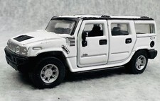             Hummer H2 SUV Maisto Diecast 1:46 Scale White Diecast            