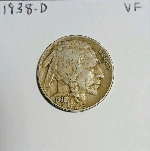 1938 D Buffalo Nickel Very Fine Denver