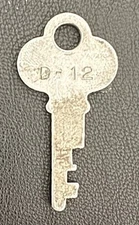 Original AMCO Advance Machine Company D-12 Gumball or Peanut Machine Padlock Key