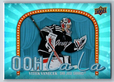 2024-25 Upper Deck Series 2 Ooh La La #OLL-6 Vitek Vanecek San Jose Sharks
