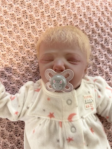Realborn Asleep 19.5in Reborn Doll Blonde Soft Body Diane Clark