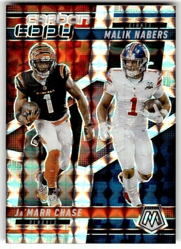2025 Panini Mosaic Football Ja'Marr Chase / Malik Nabers #CCO-7