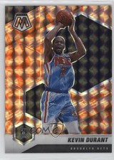 2020-21 Panini Mosaic Reactive Orange Prizm Kevin Durant #7 0zg6