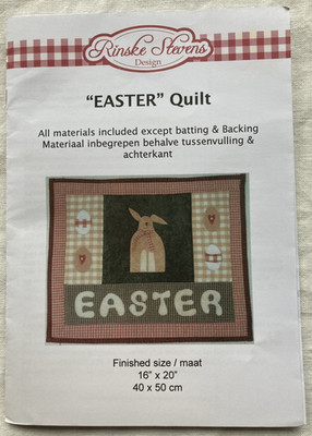 Easter Quilt, Rinske Stevens Design, ca40x50cm Fertigmaß, Anleitung mit Material