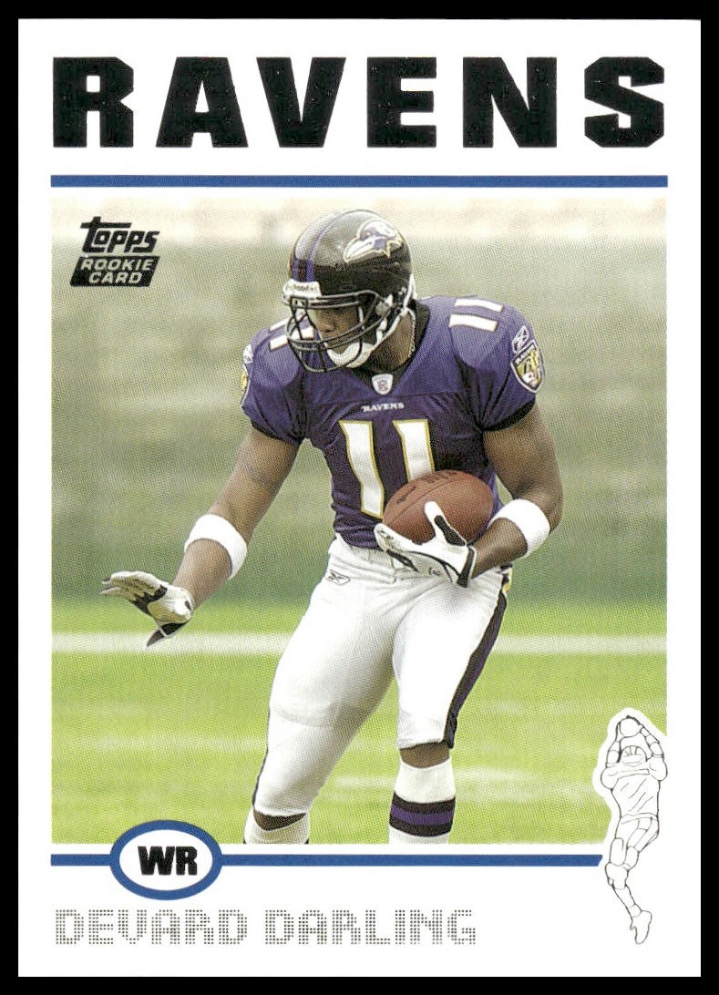 2004 Topps #344 Devard Darling RC Baltimore Ravens NM+