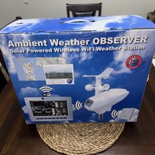 Ambient Weather WS1000 WiFi Solar Powered Wireless Weather Station Observer