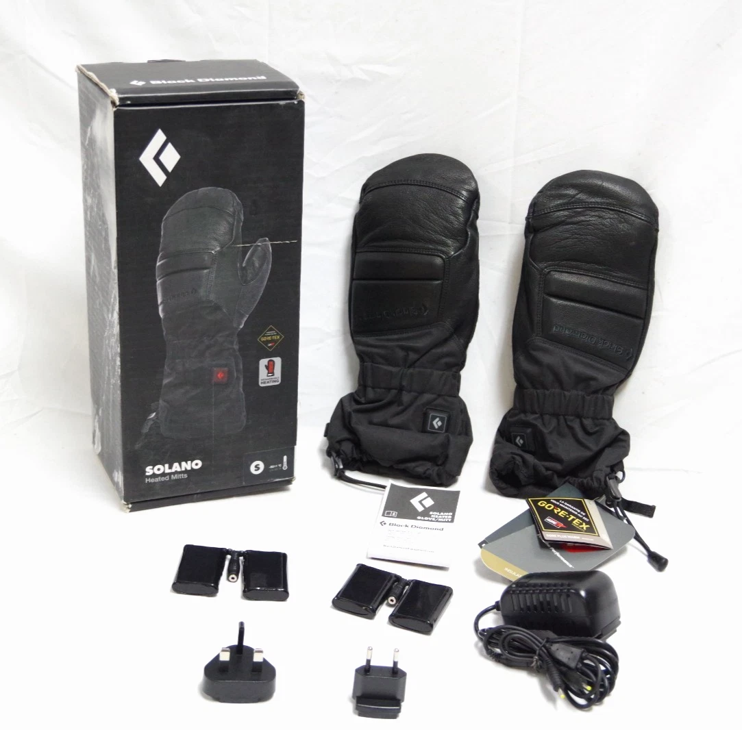 Black Diamond Solano Heated Battery Mittens - Unisex Small