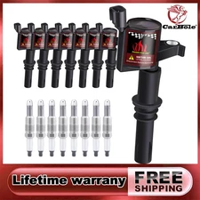 8Pack Ignition Coils & Spark Plug For 2006-2008 Lincoln Mark LT Navigator 5.4L