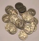 (10) Ten Buffalo Nickels Full Date 1913-1938 Random Dates