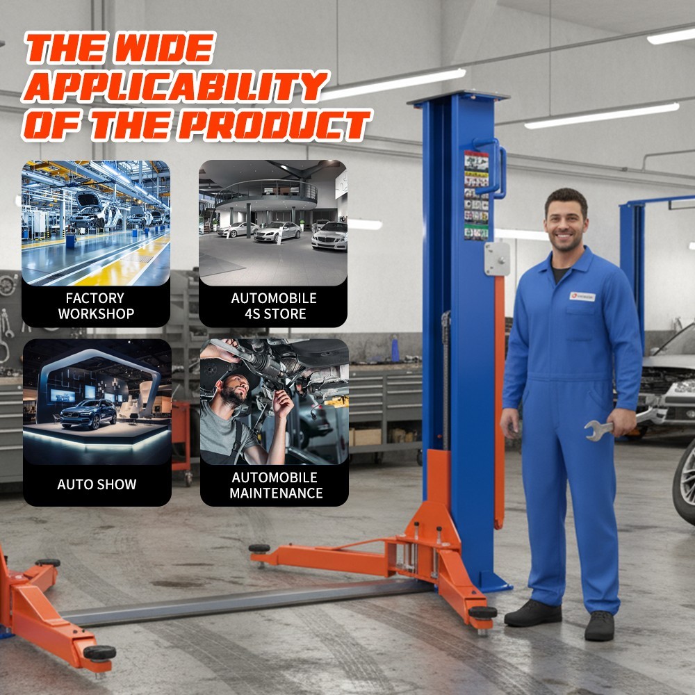 Free Shipping 8000LB 2 Post Car Lift Automotive Hoist Equipment CE Certified