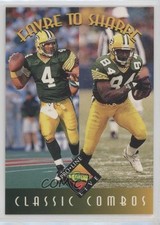 1994 Classic Pro Line Live Combos Brett Favre Shannon Sharpe to #392 HOF 1md