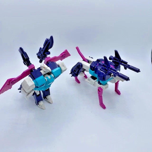 Pounce & Wingspan 100% Complete Vintage 1987 G1 Transformers Action Figure - Image 2 of 4