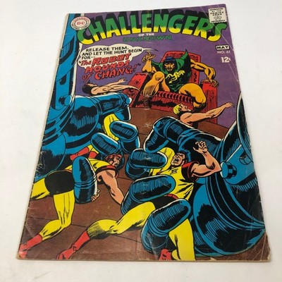 Challengers of the Unknown #61 DC Comics 1968 The Robot Hounds of Chang