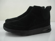 Mujeres 7.5 B M Nike Air Max Thea Mid Negro Gamuza Cuero Botas Botín 859550-002