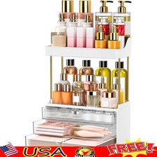 Multifunctional Storage Organizer W/ Smooth Drawer Sliding Slip Resistant Base