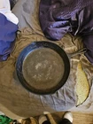 vintage Lodge #12 cast iron skillet 3 notch