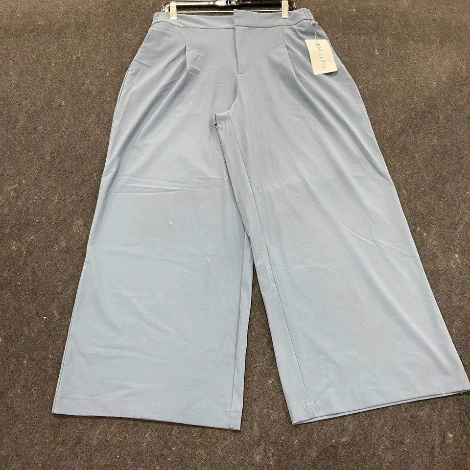 Pantalón de tiro alto ATHLETA Pinnacle para mujer talla US 12 azul sombra