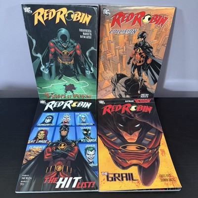 RED ROBIN THE GRAIL HIT LIST COLLISION 7 DAYS OF DEATH COMPLETE TPB SET LOT DC