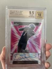 2019 Leaf Metal Draft Prismatic Wave Pink #Bads1 Deebo Samuel