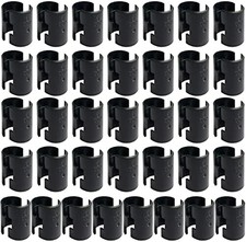 Wire Shelf Lock Clips 72 Pack for 1" Post