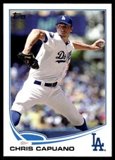 Chris Capuano 2013 Topps #191 Dodgers MLB READ FREE SHIPPING AutographDen