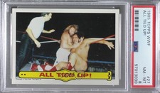 1985 Topps WWF Big John Studd Andre the Giant #27 PSA 8 1z9