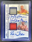 2025 Leaf In the Game Used Hulk Hogan Ric Flair Dual Auto Blue Holo #/12