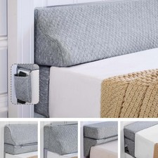 Couzssyhi Bed Wedge Gap Filler Twin Size 39 10 6 in Light Gray