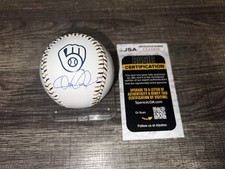 William Contreras Signed Official Milwaukee Brewers Team Stitched Baseball JSA