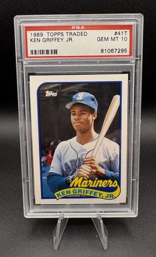 1989 TOPPS TRADED #41T KEN GRIFFEY JR. ROOKIE RC PSA 10