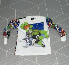 Vintage Space Jam Loony Tunes Tune Squad Kids Size 8 Long Sleeve
