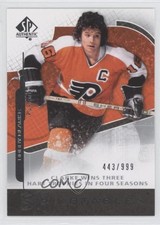 2008-09 SP Authentic SP Notables 443/999 Bobby Clarke #103 HOF 0l1