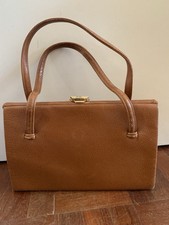 Vintage 1960s Tan Waldybag Handbag Made In England