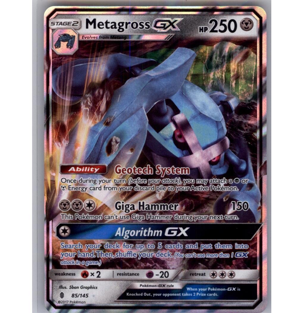 Metagross GX Holo Ultra Rare SM - Guardians Rising 85/145 NM
